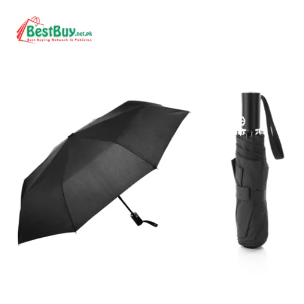 Umbrella – Auto Open and Close Folding – Black